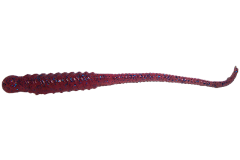 Martiny Hand Pours Drop Shot Worm - Cinnamon Blue 6 Inch Worm