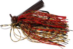 Old Jiggers Copperhead Weedless Football Jig - Peanut Butter Strawberry