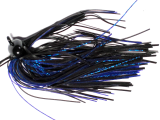 Old Jiggers Copperhead Weedless Football Jig - Black Blue Purple