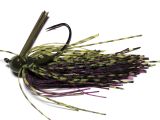 Old Jiggers Copperhead Weedless Football Jig - Green Plum