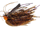 Old Jiggers Copperhead Weedless Football Jig - Peanut Butter Grape