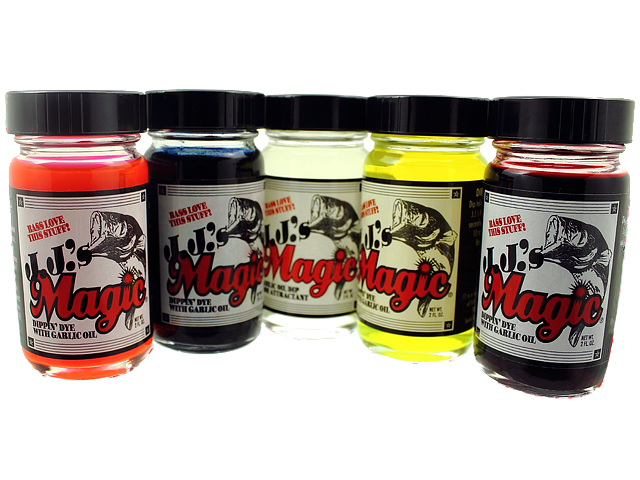 J J's Magic Garlic Oil Dip Fish Attractant : Drop Shot Dennys Bait