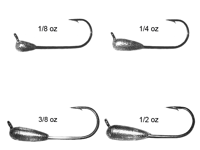 Drop Shot Hook Size Chart